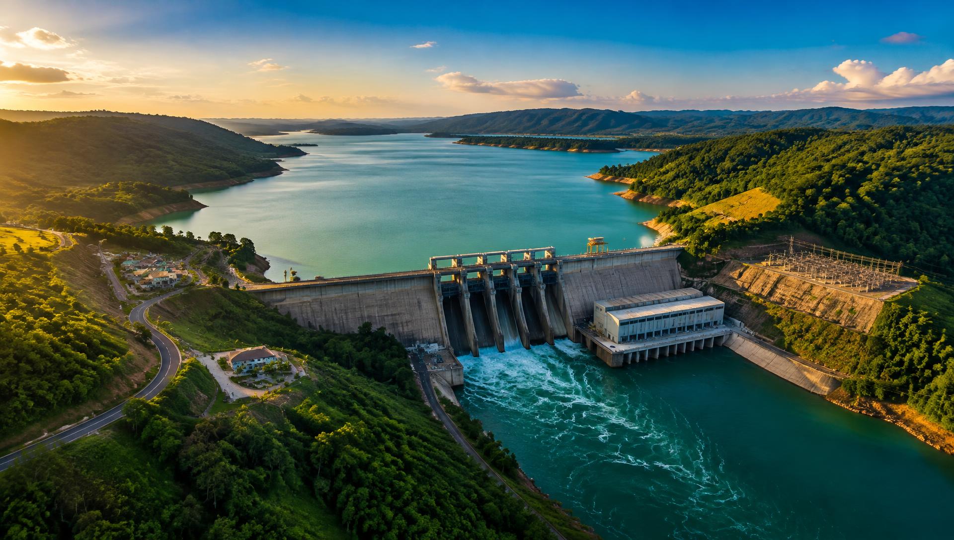 Barrage hydroélectrique en Guinée